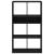 Dulap cu cărți negru 66x31x112 cm lemn prelucrat GartenMobel Dekor