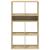 Bibliotecă, stejar Sonoma, 66x31x112 cm, lemn prelucrat GartenMobel Dekor