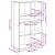Bibliotecă, gri beton, 66x31x112 cm, lemn prelucrat GartenMobel Dekor