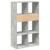 Bibliotecă, gri beton, 66x31x112 cm, lemn prelucrat GartenMobel Dekor