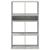 Bibliotecă, gri beton, 66x31x112 cm, lemn prelucrat GartenMobel Dekor