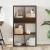 Bibliotecă, stejar maro, 66x31x112 cm, lemn prelucrat GartenMobel Dekor