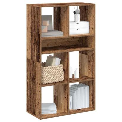 Bibliotecă, lemn vechi, 66x31x112 cm, lemn prelucrat GartenMobel Dekor
