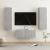 Set de dulapuri TV, 3 piese, gri beton, lemn prelucrat GartenMobel Dekor