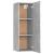Set de dulapuri TV, 4 piese, gri beton, lemn prelucrat GartenMobel Dekor