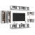 Set de dulapuri TV, 8 piese, gri beton, lemn prelucrat GartenMobel Dekor