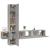 Set dulap TV, 5 piese, gri beton, lemn prelucrat GartenMobel Dekor