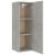 Set dulap TV, 5 piese, gri beton, lemn prelucrat GartenMobel Dekor