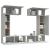 Set dulap TV, 6 piese, gri beton, lemn prelucrat GartenMobel Dekor