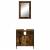 Set mobilier de baie, 2 piese, stejar fumuriu, lemn prelucrat GartenMobel Dekor