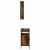 Set mobilier de baie, 2 piese, stejar fumuriu, lemn prelucrat GartenMobel Dekor