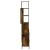 Set mobilier de baie, 4 piese, stejar fumuriu, lemn prelucrat GartenMobel Dekor