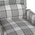 Fotoliu rabatabil, gri, material textil GartenMobel Dekor