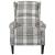 Fotoliu rabatabil, gri, material textil GartenMobel Dekor