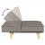 Canapea extensibilă, gri taupe, material textil GartenMobel Dekor