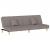 Canapea extensibilă, gri taupe, material textil GartenMobel Dekor