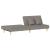 Canapea extensibilă, gri taupe, material textil GartenMobel Dekor