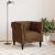 Fotoliu Chesterfield, maro, material textil GartenMobel Dekor