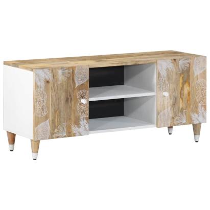 Dulap TV 105x33,5x46 cm lemn masiv de mango GartenMobel Dekor