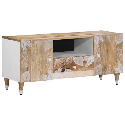 Dulap TV 105x33,5x46 cm lemn masiv de mango GartenMobel Dekor