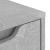 Noptiera "VISNES" Beton Gri 45x40x50 cm Lemn prelucrat GartenMobel Dekor