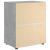 Bufetă „VISNES” Gri beton 60x40x73 cm Lemn prelucrat GartenMobel Dekor