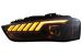 Faruri LED DRL Audi A4 B8.5 Facelift (2012-2015) Negru Semnal Dinamic Performance AutoTuning