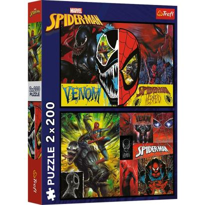 PUZZLE TREFL 2X200 SPIDER MAN ZI SI NOAPTE SuperHeroes ToysZone