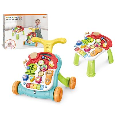 Premergator interactiv multifunctional, masuta activitati, efecte sonore, maner reglare inaltime, 2 viteze ajustabile MultiMark GlobalProd