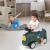 Tren balansoar 2 in 1, maxim 25 kg, volan, unghi balans 40 grade, inaltime 50 cm, verde MultiMark GlobalProd