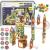 Set magnetic constructie 3d, circuit luminos interactiv steam, traseu bile, 105 piese, multicolor MultiMark GlobalProd