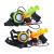 Set 2 arme de jucarie laser tag, efecte luminoase si sunete, baterii, 3 ani+ MultiMark GlobalProd