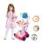 Kit medical pentru copii, 18 piese, carucior cu ekg, stetoscop, otoscop, bisturiu, foarfece, sunete si lumini, inaltime 58 cm MultiMark GlobalProd
