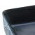 Lavoar de blat negru/albastru 46x35,5x13 cm ceramică dreptunghi GartenMobel Dekor
