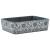 Lavoar de blat negru/albastru 46x35,5x13 cm ceramică dreptunghi GartenMobel Dekor