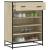 Pantofar, stejar sonoma, 75x38x97,5 cm, lemn prelucrat/metal GartenMobel Dekor