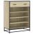 Pantofar, stejar sonoma, 75x38x97,5 cm, lemn prelucrat/metal GartenMobel Dekor