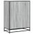 Pantofar, sonoma gri, 75x38x97,5 cm, lemn prelucrat/metal GartenMobel Dekor