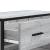 Pantofar, sonoma gri, 75x38x97,5 cm, lemn prelucrat/metal GartenMobel Dekor