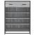 Pantofar, sonoma gri, 75x38x97,5 cm, lemn prelucrat/metal GartenMobel Dekor
