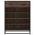 Pantofar, stejar maro, 75x38x97,5 cm, lemn prelucrat/metal GartenMobel Dekor
