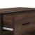 Pantofar, stejar maro, 75x38x97,5 cm, lemn prelucrat/metal GartenMobel Dekor