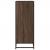 Pantofar, stejar maro, 75x38x97,5 cm, lemn prelucrat/metal GartenMobel Dekor
