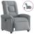 Fotoliu rabatabil electric, gri deschis, textil GartenMobel Dekor