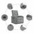 Fotoliu rabatabil electric, gri deschis, textil GartenMobel Dekor