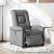 Fotoliu rabatabil electric, gri închis, material textil GartenMobel Dekor