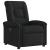 Fotoliu rabatabil electric, negru, material textil GartenMobel Dekor