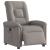 Fotoliu rabatabil electric, gri taupe, material textil GartenMobel Dekor