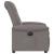 Fotoliu rabatabil electric, gri taupe, material textil GartenMobel Dekor