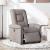 Fotoliu rabatabil electric, gri taupe, material textil GartenMobel Dekor